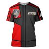 gearhuman 3d power rangers spd red uniform tshirt hoodie apparel gb290133 3d apparel t shirt s 736399 - Power Rangers Mall