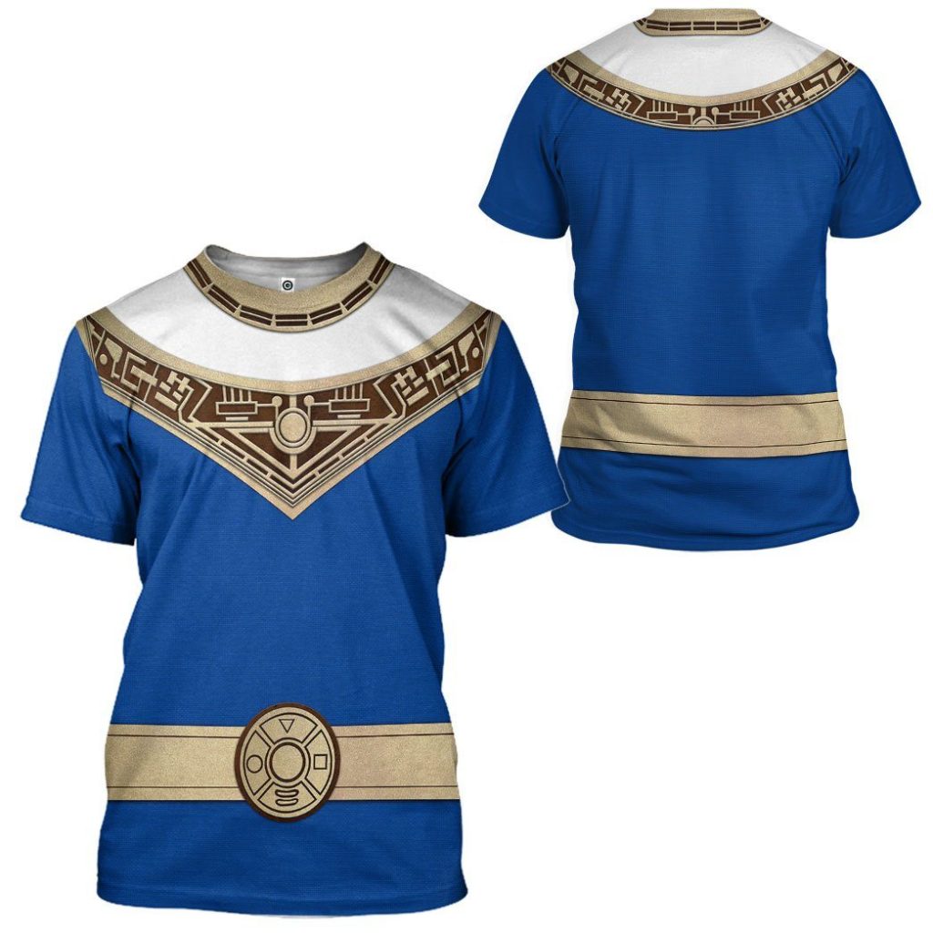 gearhuman 3d power rangers zeo blue custom tshirt hoodie apparel gv06015 3d apparel 253275 - Power Rangers Mall