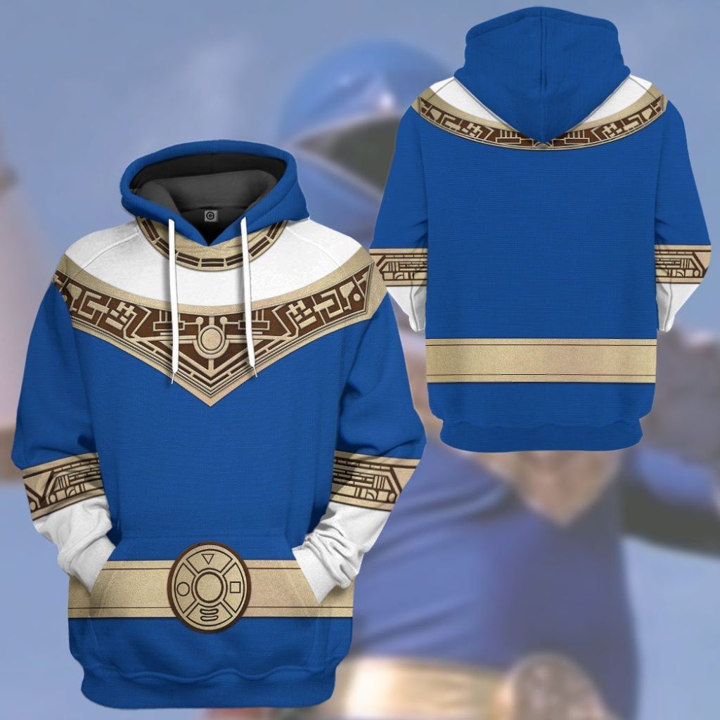 gearhuman 3d power rangers zeo blue custom tshirt hoodie apparel gv06015 3d apparel 883450 - Power Rangers Mall