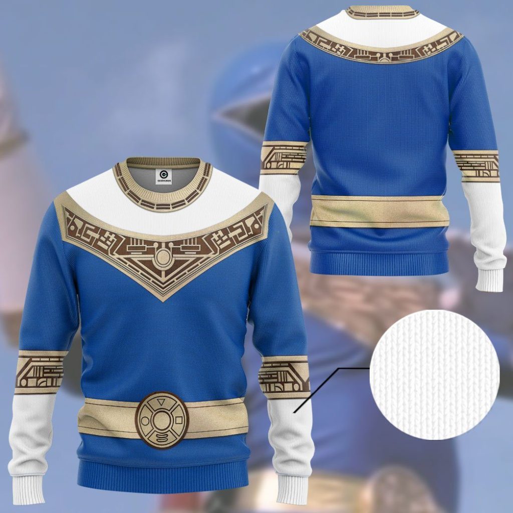 gearhuman 3d power rangers zeo blue custom tshirt hoodie apparel gv06015 3d apparel 938201 - Power Rangers Mall