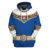 gearhuman 3d power rangers zeo blue custom tshirt hoodie apparel gv06015 3d apparel hoodie s 312119 - Power Rangers Mall