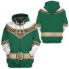 gearhuman 3d power rangers zeo green custom tshirt hoodie apparel gv06011 3d apparel 109092 - Power Rangers Mall