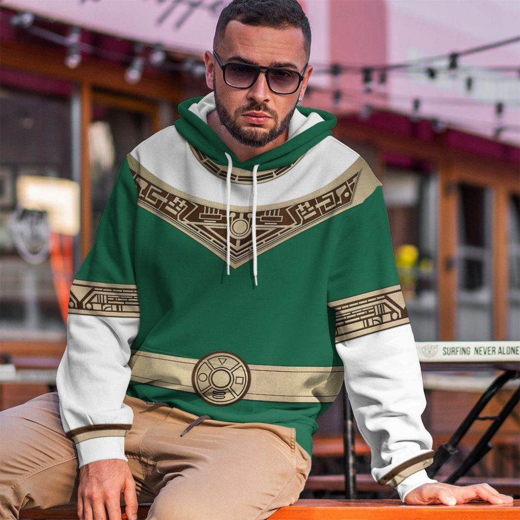 gearhuman 3d power rangers zeo green custom tshirt hoodie apparel gv06011 3d apparel 219451 - Power Rangers Mall