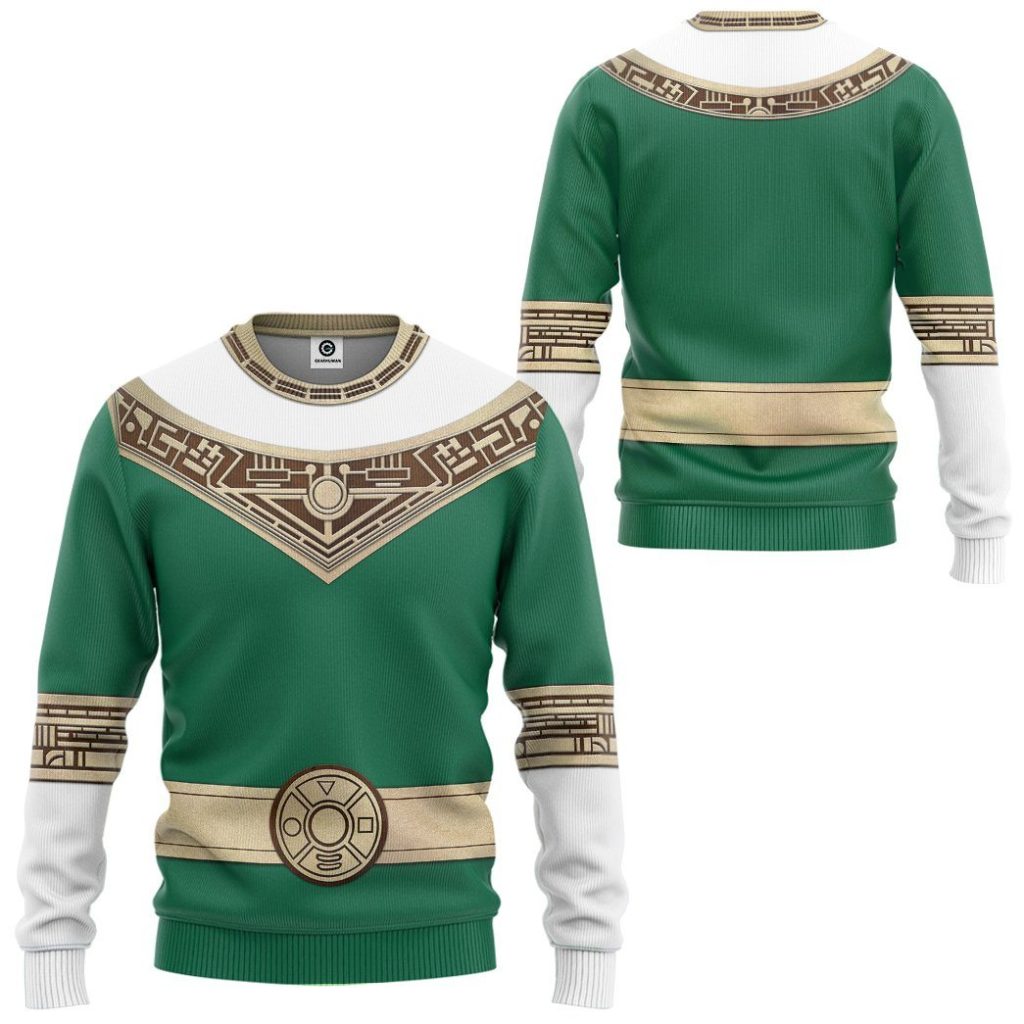 gearhuman 3d power rangers zeo green custom tshirt hoodie apparel gv06011 3d apparel 357084 - Power Rangers Mall