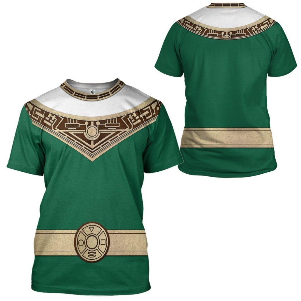 gearhuman 3d power rangers zeo green custom tshirt hoodie apparel gv06011 3d apparel 384540 - Power Rangers Mall