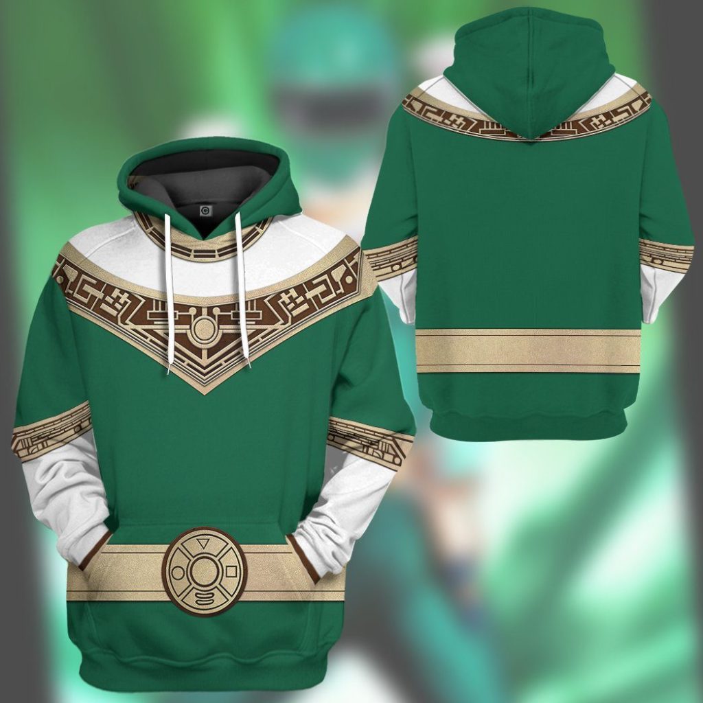 gearhuman 3d power rangers zeo green custom tshirt hoodie apparel gv06011 3d apparel 598736 - Power Rangers Mall