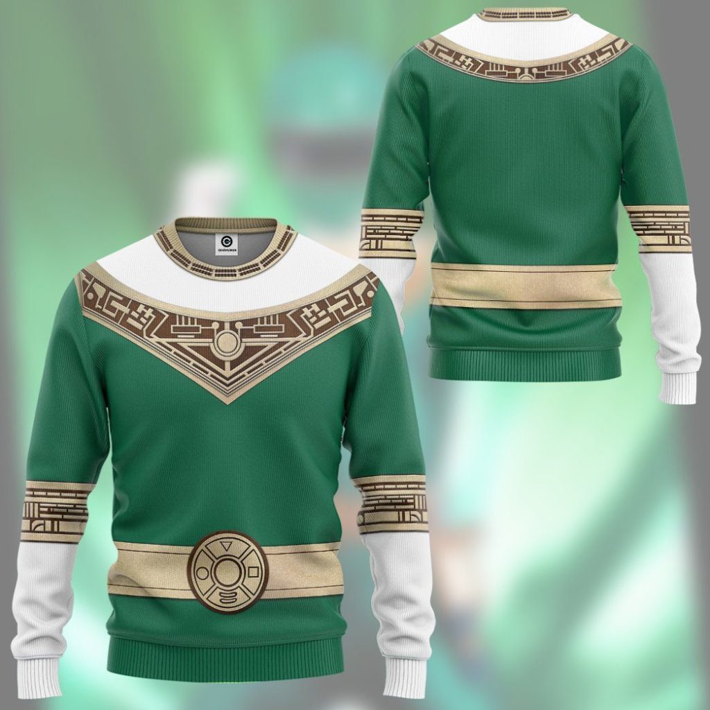 gearhuman 3d power rangers zeo green custom tshirt hoodie apparel gv06011 3d apparel 807566 - Power Rangers Mall
