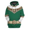 gearhuman 3d power rangers zeo green custom tshirt hoodie apparel gv06011 3d apparel hoodie s 702588 - Power Rangers Mall