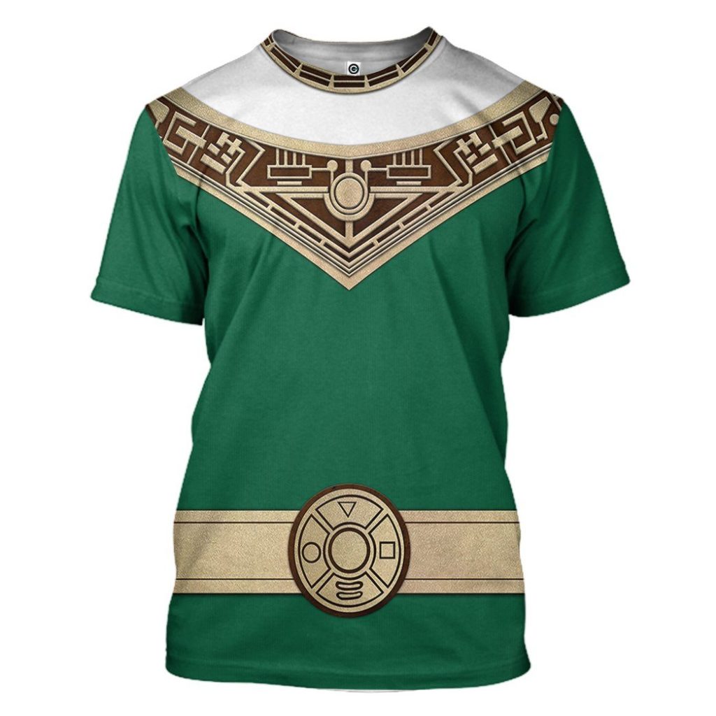gearhuman 3d power rangers zeo green custom tshirt hoodie apparel gv06011 3d apparel t shirt s 354073 - Power Rangers Mall