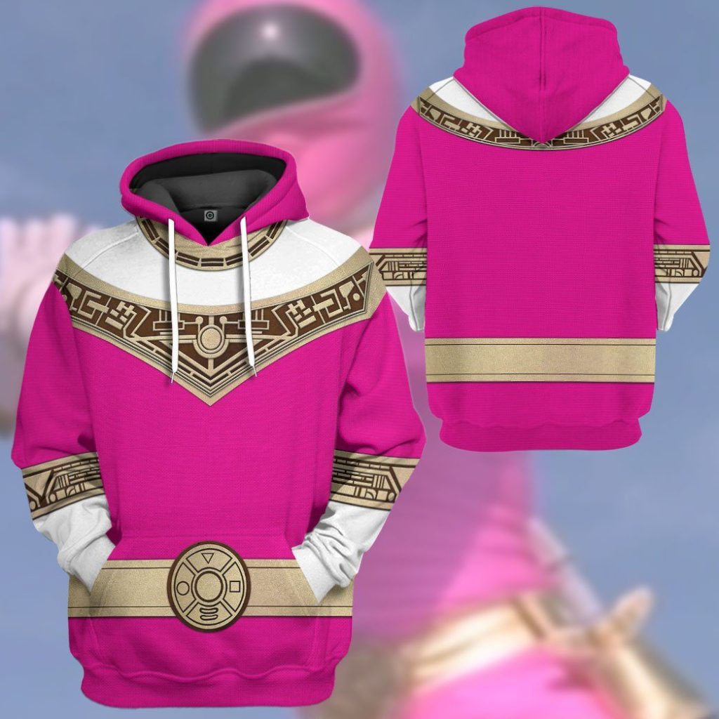 gearhuman 3d power rangers zeo pink custom tshirt hoodie apparel gv06014 3d apparel 182935 - Power Rangers Mall