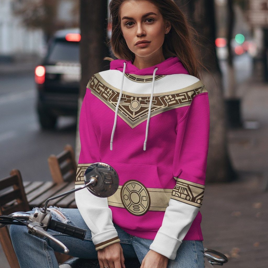 gearhuman 3d power rangers zeo pink custom tshirt hoodie apparel gv06014 3d apparel 706228 - Power Rangers Mall