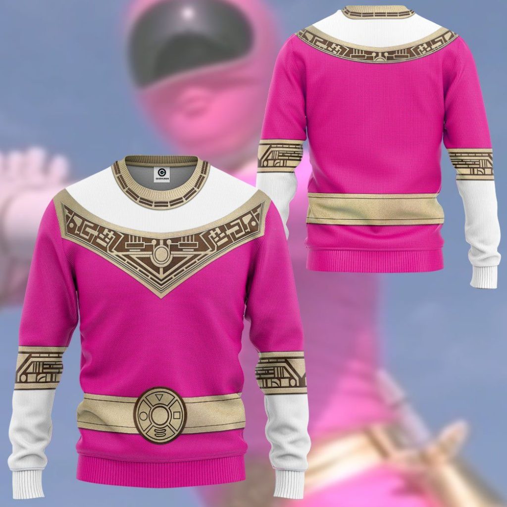gearhuman 3d power rangers zeo pink custom tshirt hoodie apparel gv06014 3d apparel 871730 - Power Rangers Mall