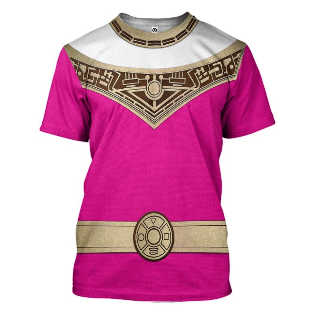 gearhuman 3d power rangers zeo pink custom tshirt hoodie apparel gv06014 3d apparel t shirt s 672314 - Power Rangers Mall