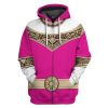gearhuman 3d power rangers zeo pink custom tshirt hoodie apparel gv06014 3d apparel zip hoodie s 641426 - Power Rangers Mall