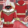 gearhuman 3d power rangers zeo red custom tshirt hoodie apparel gv06013 3d apparel 624793 - Power Rangers Mall
