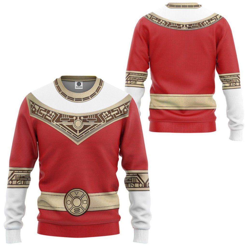 gearhuman 3d power rangers zeo red custom tshirt hoodie apparel gv06013 3d apparel 662009 - Power Rangers Mall