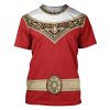 gearhuman 3d power rangers zeo red custom tshirt hoodie apparel gv06013 3d apparel t shirt s 185326 - Power Rangers Mall