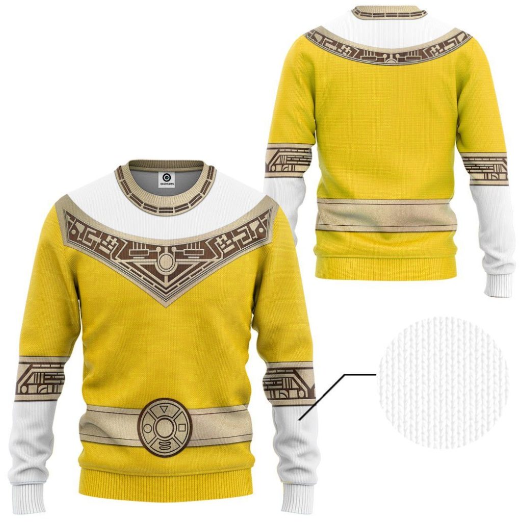 gearhuman 3d power rangers zeo yellow custom tshirt hoodie apparel gv06012 3d apparel 727945 - Power Rangers Mall
