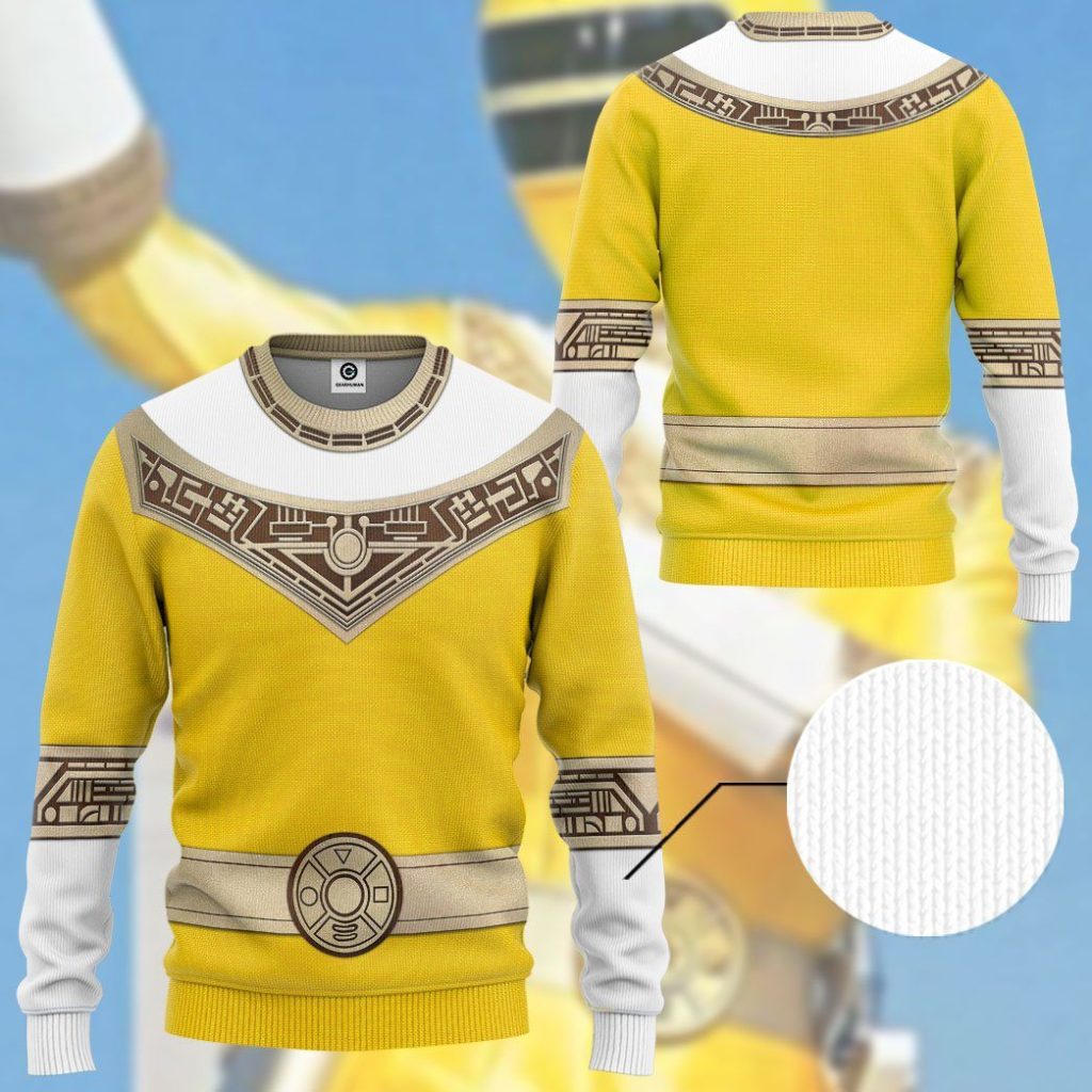gearhuman 3d power rangers zeo yellow custom tshirt hoodie apparel gv06012 3d apparel 897211 - Power Rangers Mall