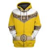 gearhuman 3d power rangers zeo yellow custom tshirt hoodie apparel gv06012 3d apparel zip hoodie s 792213 - Power Rangers Mall