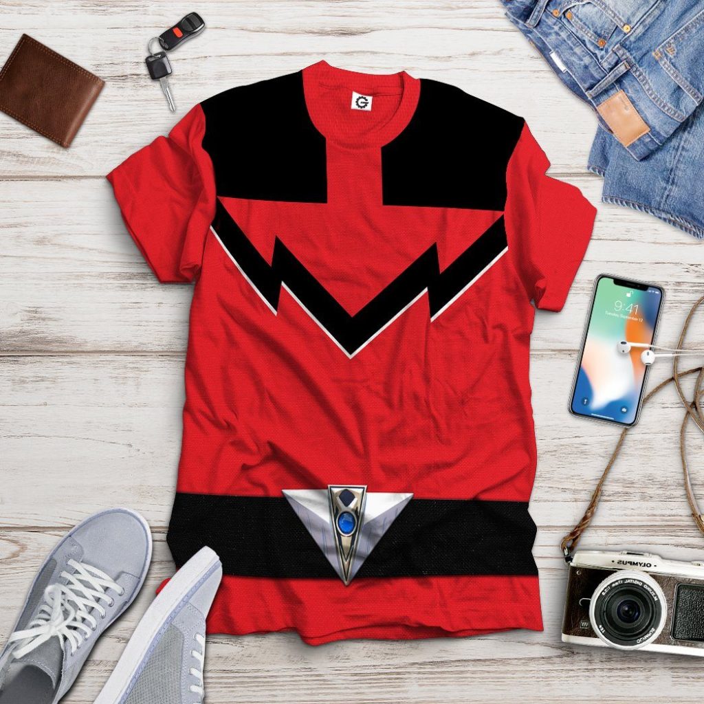 gearhuman 3d quantum power rangers time force tshirt hoodie apparel gb13011 3d apparel 307669 - Power Rangers Mall