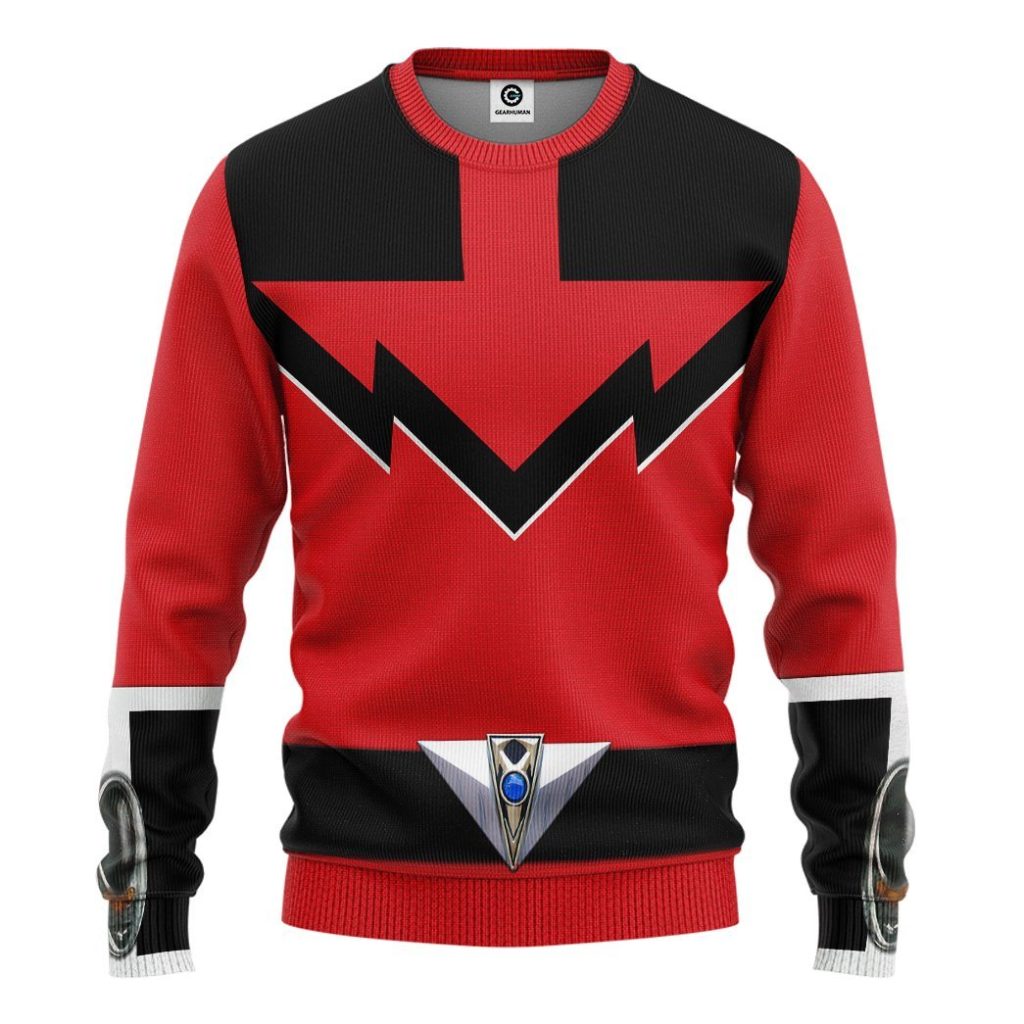 gearhuman 3d quantum power rangers time force tshirt hoodie apparel gb13011 3d apparel long sleeve s 563727 - Power Rangers Mall