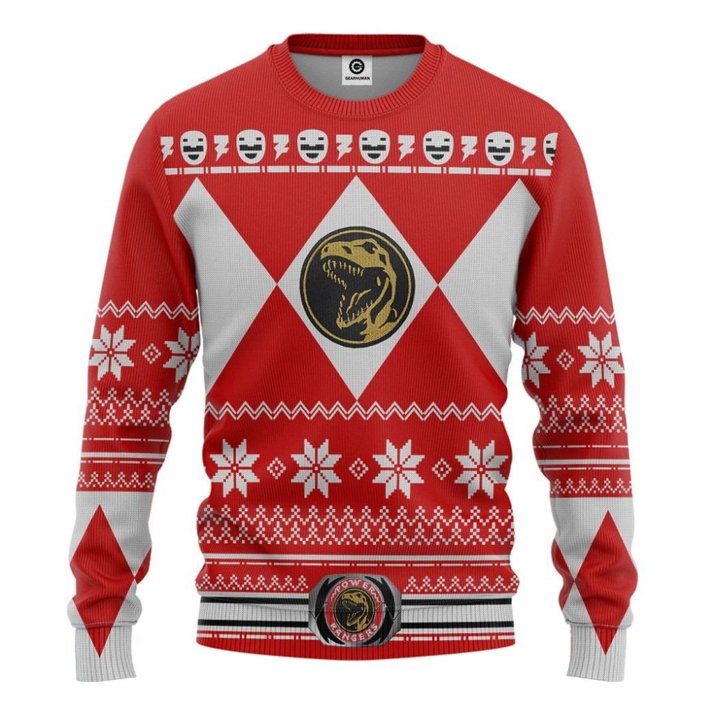 gearhuman 3d red power ranger custom tshirt hoodie apparel cw291011 3d apparel long sleeve s 360280 ba35738a e068 4151 9b89 08fe5474f17d - Power Rangers Mall