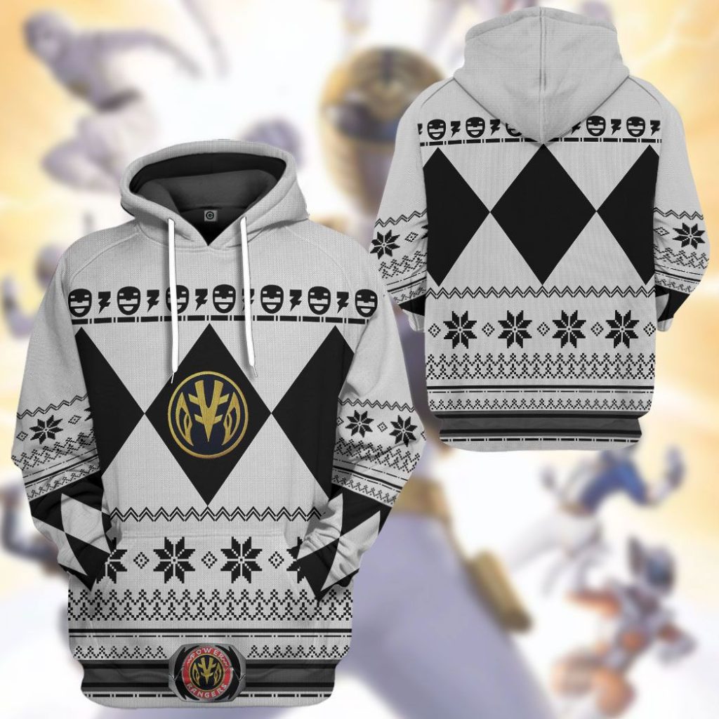 gearhuman 3d white power ranger custom tshirt hoodie apparel cw29109 3d apparel 569448 2b00da64 593a 4cbc 838e 044993c2795a - Power Rangers Mall