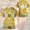 gearhuman 3d yellow power ranger custom tshirt hoodie apparel cw291010 3d apparel 354800 - Power Rangers Mall