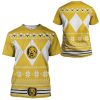 gearhuman 3d yellow power ranger custom tshirt hoodie apparel cw291010 3d apparel 515683 - Power Rangers Mall