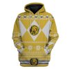 gearhuman 3d yellow power ranger custom tshirt hoodie apparel cw291010 3d apparel hoodie s 430631 - Power Rangers Mall