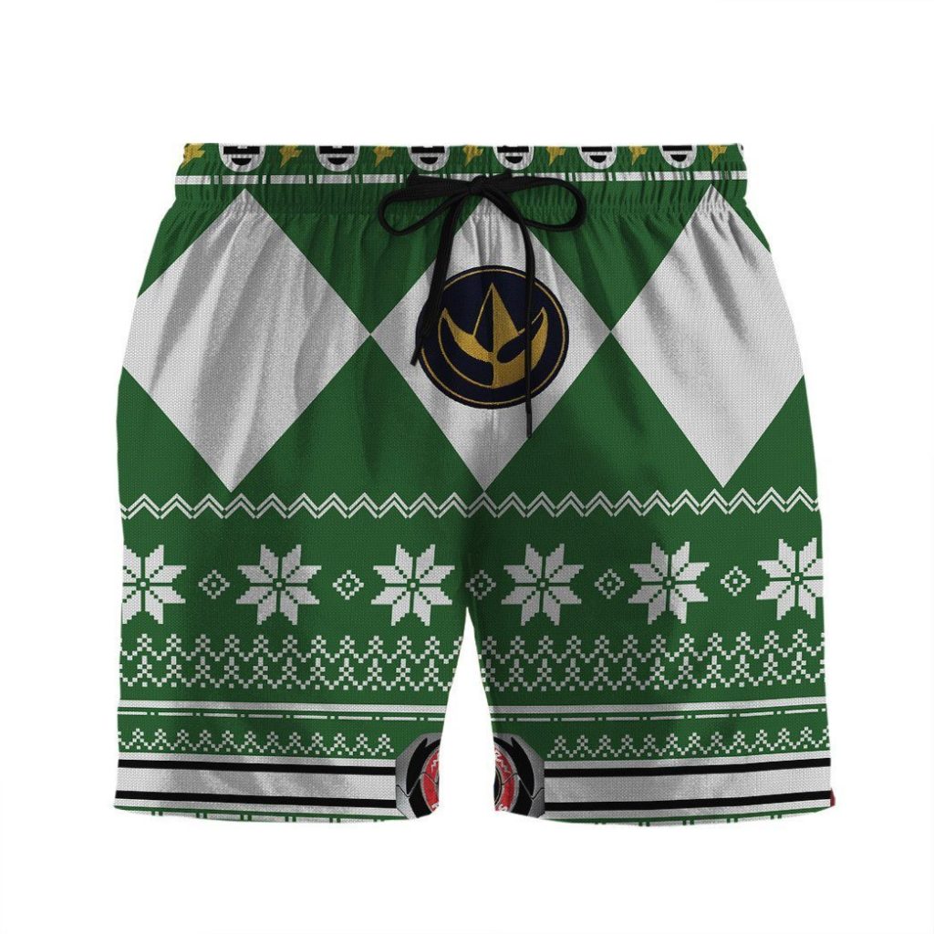 gearhumans 3d green power ranger hawaii shorts zb260324 men shorts s 687802 96103d4d 595f 4a95 b41d ddb77b5ca01b - Power Rangers Mall