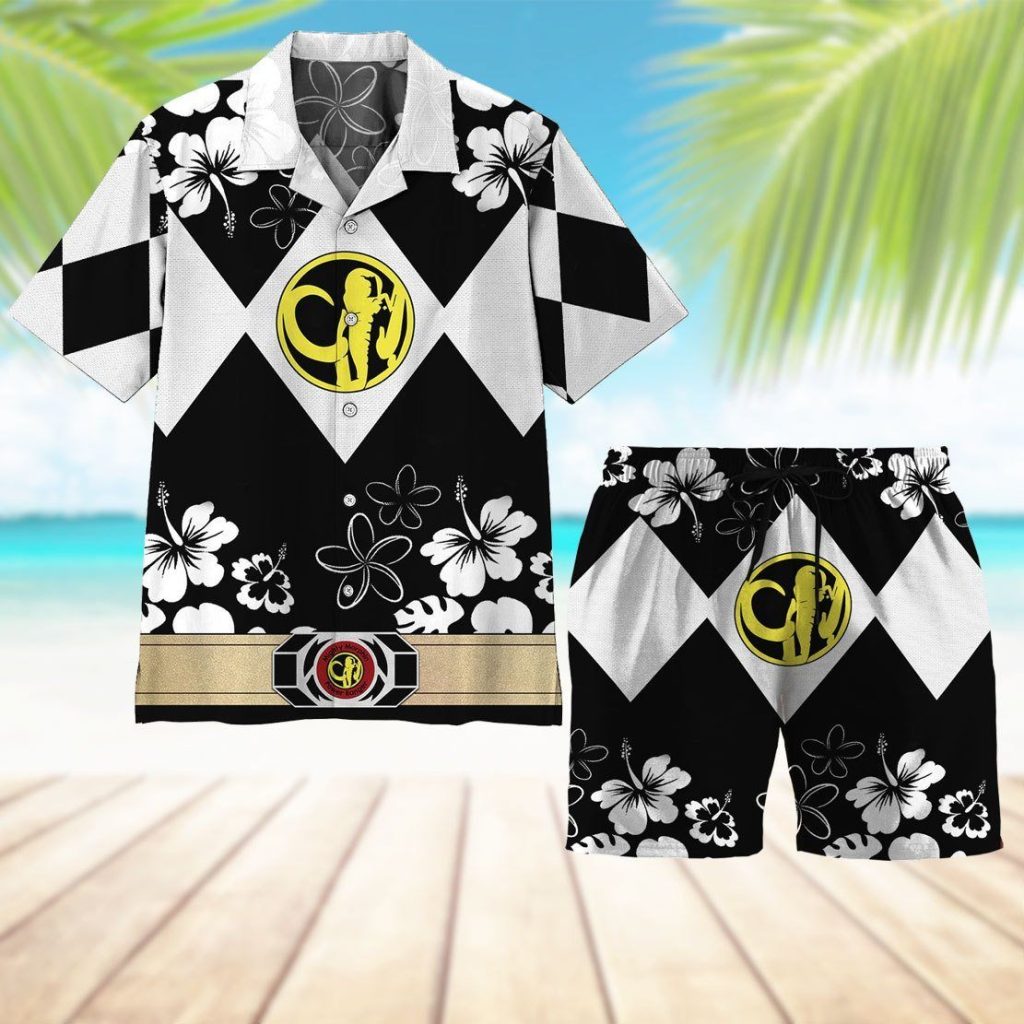 gearhumans 3d mighty morphin power ranger black beach short zz160417 men shorts 725776 1b3565a3 5545 4326 bb24 cf124a9c4470 - Power Rangers Mall