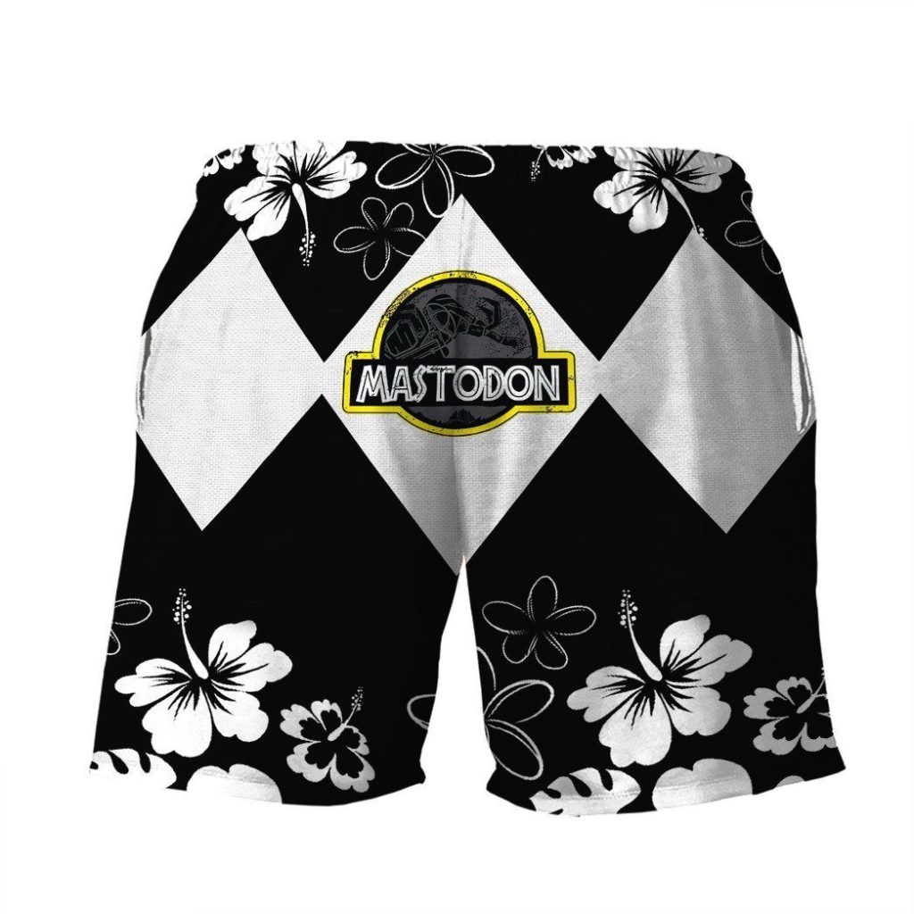 gearhumans 3d mighty morphin power ranger black beach short zz160417 men shorts 907401 c1e6e4c0 eef7 4e1a 8b97 5cfd8c7af29f - Power Rangers Mall