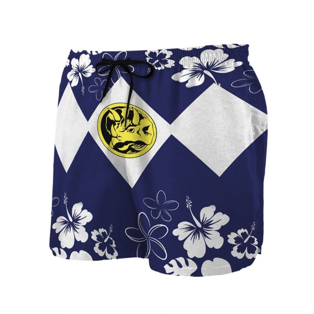 gearhumans 3d mighty morphin power ranger blue beach short zz160414 men shorts 369105 217b4927 e14b 49a5 ab8a 6774433db329 - Power Rangers Mall
