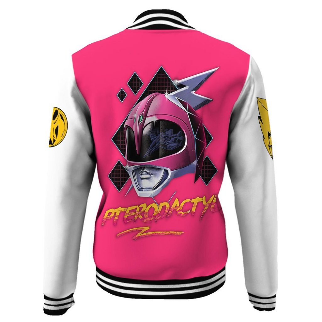gearhumans 3d mighty morphin power ranger pink custom name baseball jacket gk20013 baseball jacket 624150 4d92b203 71b6 4fc3 b0a3 9f26c5445b12 - Power Rangers Mall