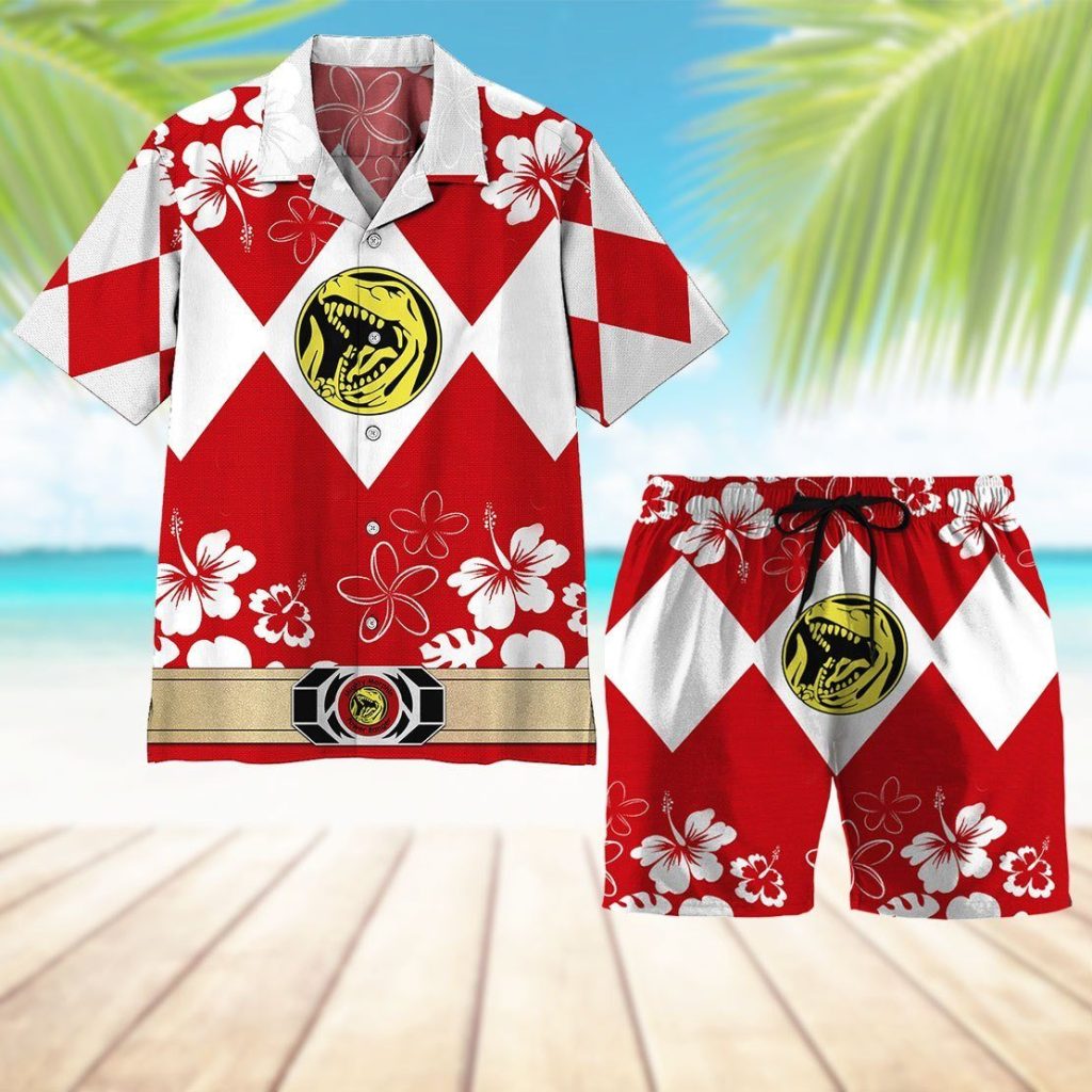 gearhumans 3d mighty morphin power ranger red beach short zz160412 men shorts 399250 5b487827 93f7 4412 a8ae ec9cfb2e8501 - Power Rangers Mall