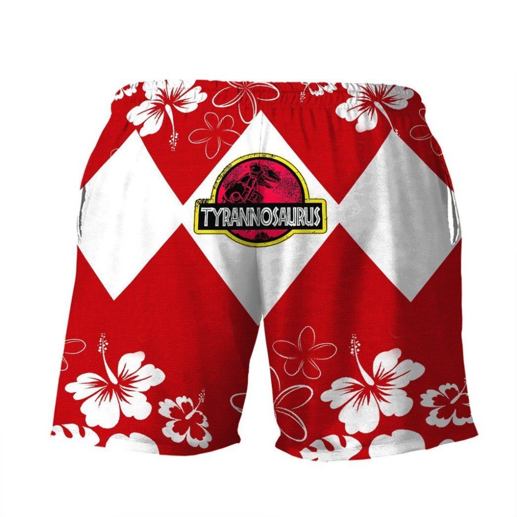 gearhumans 3d mighty morphin power ranger red beach short zz160412 men shorts 683904 9f9a2a6e 887b 4132 a200 19c9361b74c0 - Power Rangers Mall