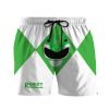 gearhumans 3d mighty morphin power rangers green ranger custom name beach shorts swim trunk gw0206215 men shorts men shorts s 965046 - Power Rangers Mall
