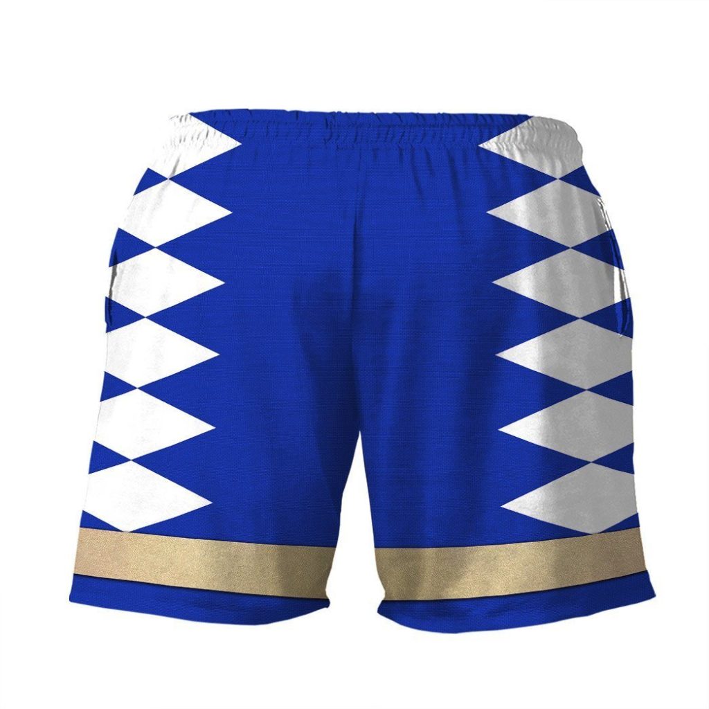 gearhumans 3d power ranger blue dino thunder shorts zk28042112 men shorts 418442 - Power Rangers Mall