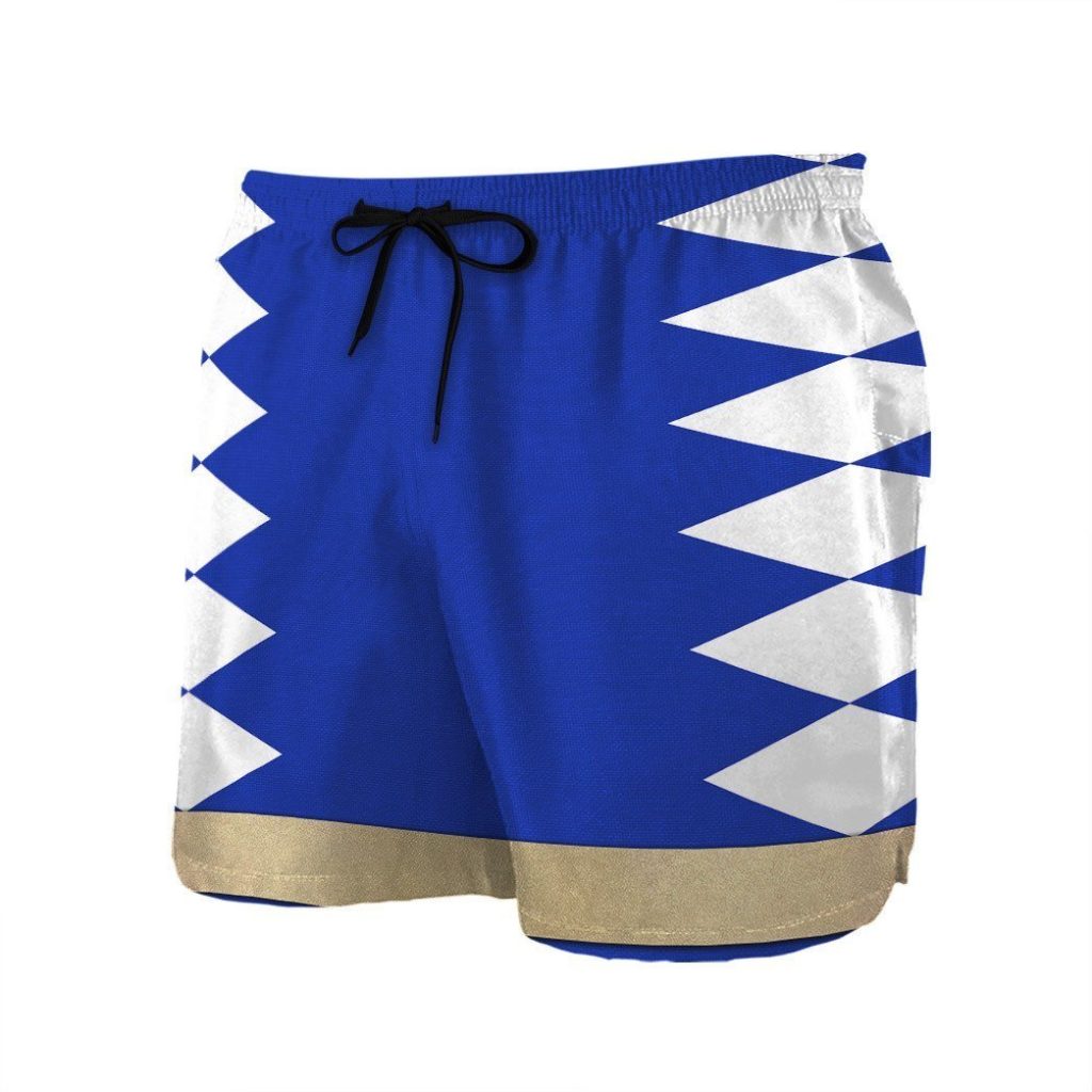 gearhumans 3d power ranger blue dino thunder shorts zk28042112 men shorts 987240 - Power Rangers Mall