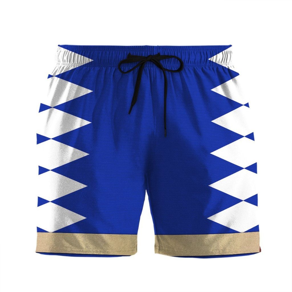 gearhumans 3d power ranger blue dino thunder shorts zk28042112 men shorts s 514032 - Power Rangers Mall