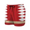 gearhumans 3d power ranger red dino thunder shorts zk28042111 men shorts 416115 - Power Rangers Mall