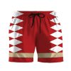 gearhumans 3d power ranger red dino thunder shorts zk28042111 men shorts beach short s 479676 - Power Rangers Mall