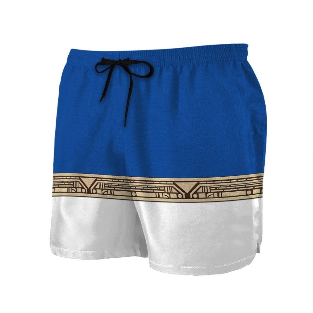 gearhumans 3d power ranger zeo blue shorts zk29042111 men shorts 304337 - Power Rangers Mall