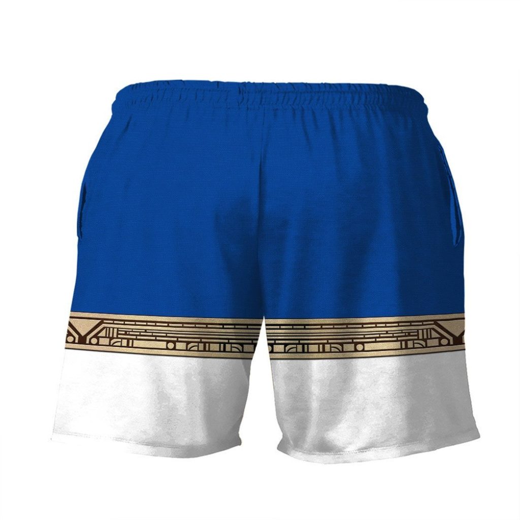 gearhumans 3d power ranger zeo blue shorts zk29042111 men shorts 833289 - Power Rangers Mall