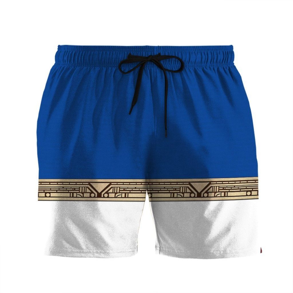 gearhumans 3d power ranger zeo blue shorts zk29042111 men shorts s 481967 - Power Rangers Mall