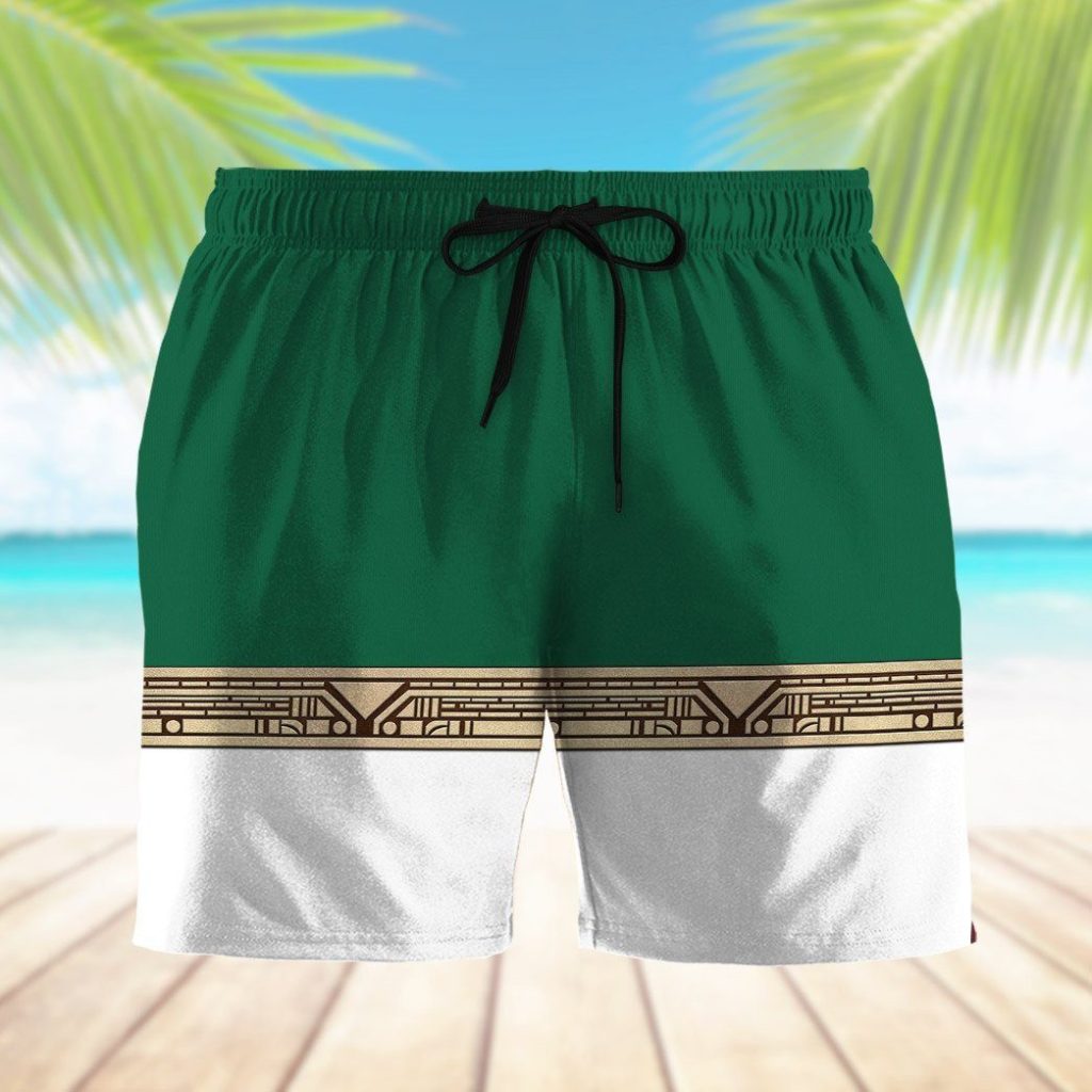 gearhumans 3d power ranger zeo green shorts zk29042112 men shorts 300712 - Power Rangers Mall