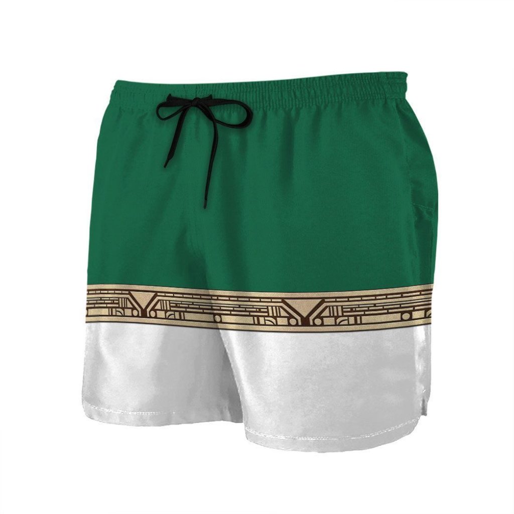 gearhumans 3d power ranger zeo green shorts zk29042112 men shorts 612156 - Power Rangers Mall