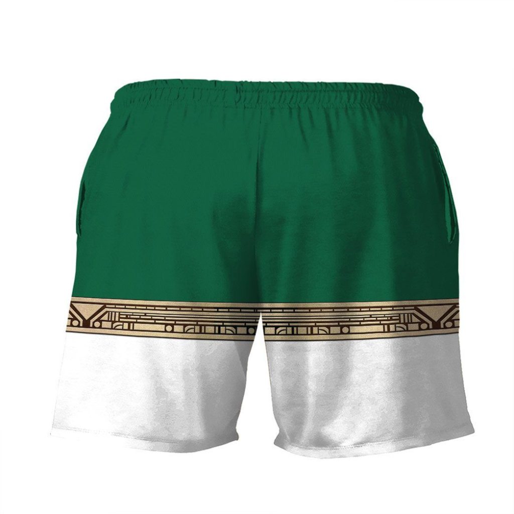 gearhumans 3d power ranger zeo green shorts zk29042112 men shorts 907257 - Power Rangers Mall